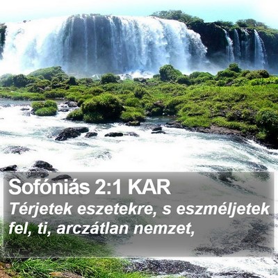 Sofóniás 2:1 KAR Bible Verse Image