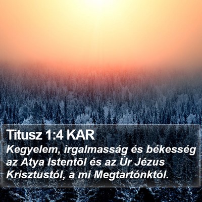 Titusz 1:4 KAR Bible Verse Image
