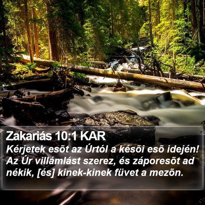 Zakariás 10:1 KAR Bible Verse Image