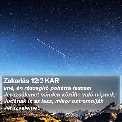 Zakariás 12:2 KAR Bible Verse Image