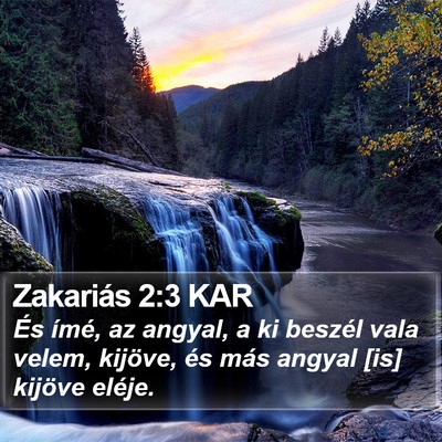 Zakariás 2:3 KAR Bible Verse Image