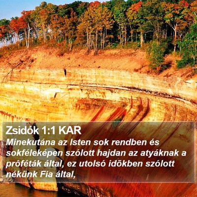 Zsidók 1:1 KAR Bible Verse Image