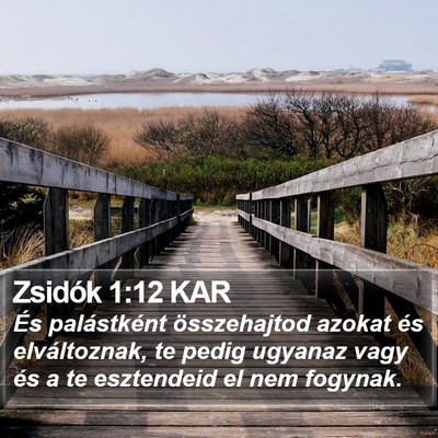 Zsidók 1:12 KAR Bible Verse Image