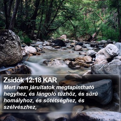 Zsidók 12:18 KAR Bible Verse Image