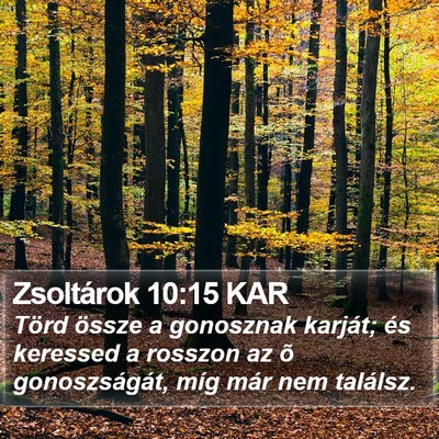 Zsoltárok 10:15 KAR Bible Verse Image