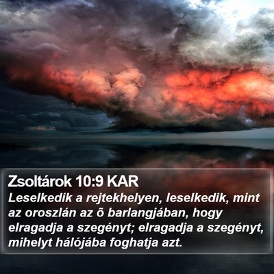 Zsoltárok 10:9 KAR Bible Verse Image