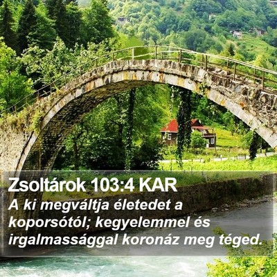 Zsoltárok 103:4 KAR Bible Verse Image