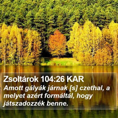 Zsoltárok 104:26 KAR Bible Verse Image