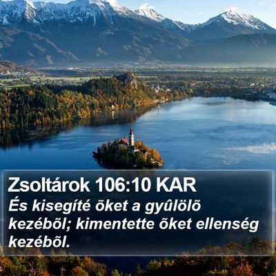 Zsoltárok 106:10 KAR Bible Verse Image