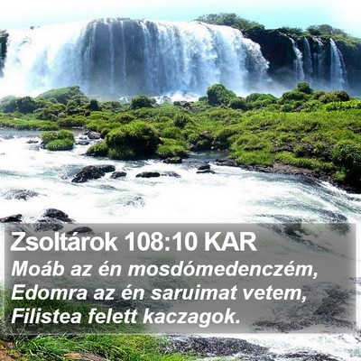 Zsoltárok 108:10 KAR Bible Verse Image