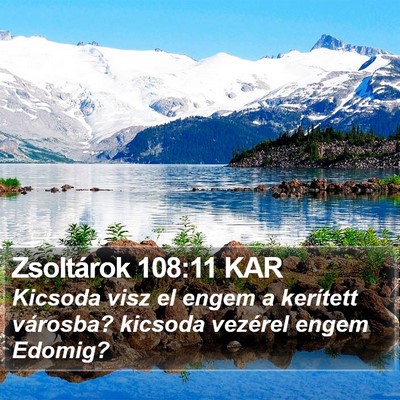 Zsoltárok 108:11 KAR Bible Verse Image