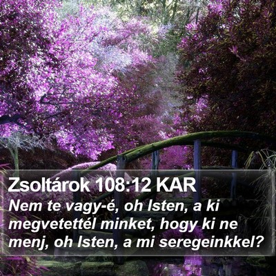 Zsoltárok 108:12 KAR Bible Verse Image