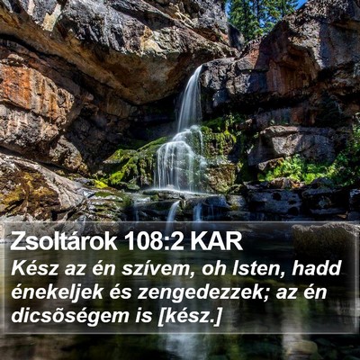 Zsoltárok 108:2 KAR Bible Verse Image