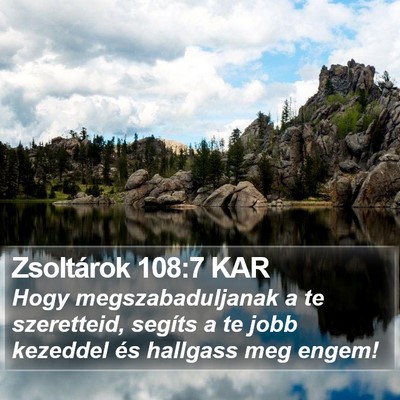 Zsoltárok 108:7 KAR Bible Verse Image