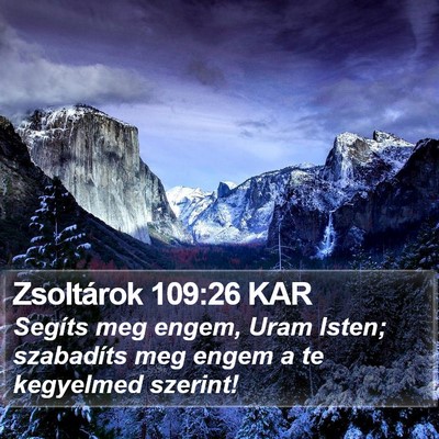 Zsoltárok 109:26 KAR Bible Verse Image