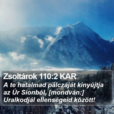 Zsoltárok 110:2 KAR Bible Verse Image
