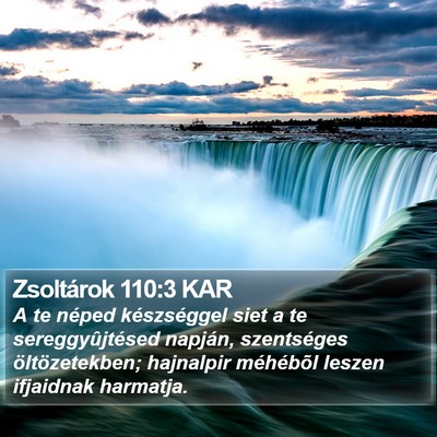 Zsoltárok 110:3 KAR Bible Verse Image