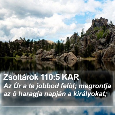 Zsoltárok 110:5 KAR Bible Verse Image
