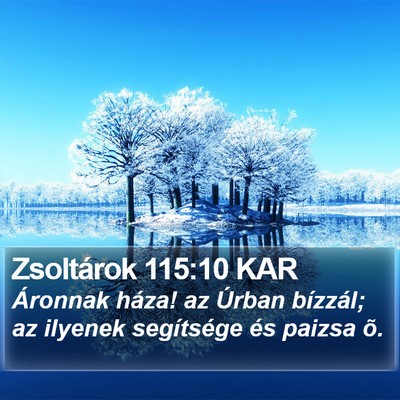 Zsoltárok 115:10 KAR Bible Verse Image