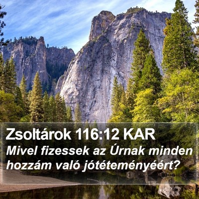 Zsoltárok 116:12 KAR Bible Verse Image