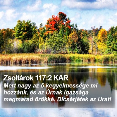 Zsoltárok 117:2 KAR Bible Verse Image