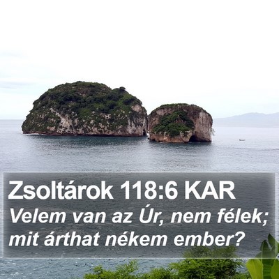 Zsoltárok 118:6 KAR Bible Verse Image