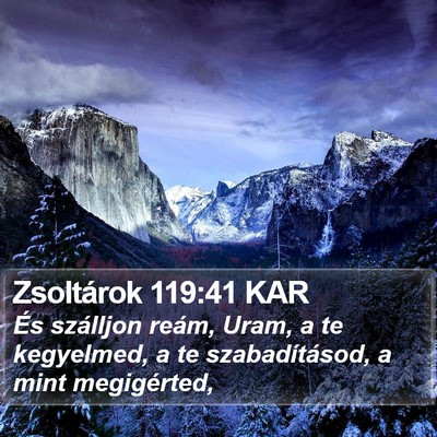 Zsoltárok 119:41 KAR Bible Verse Image