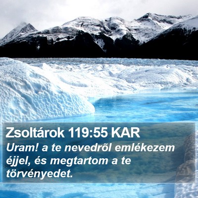 Zsoltárok 119:55 KAR Bible Verse Image