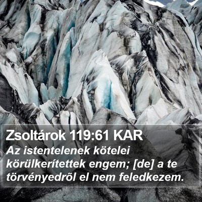 Zsoltárok 119:61 KAR Bible Verse Image