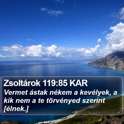 Zsoltárok 119:85 KAR Bible Verse Image