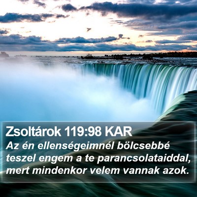 Zsoltárok 119:98 KAR Bible Verse Image