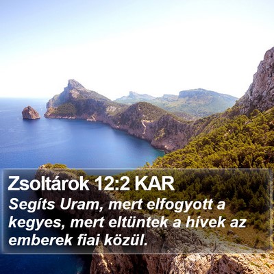 Zsoltárok 12:2 KAR Bible Verse Image