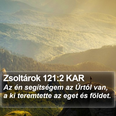 Zsoltárok 121:2 KAR Bible Verse Image