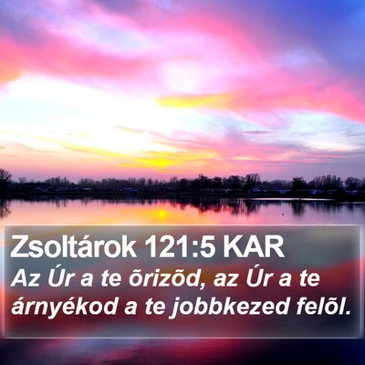 Zsoltárok 121:5 KAR Bible Verse Image