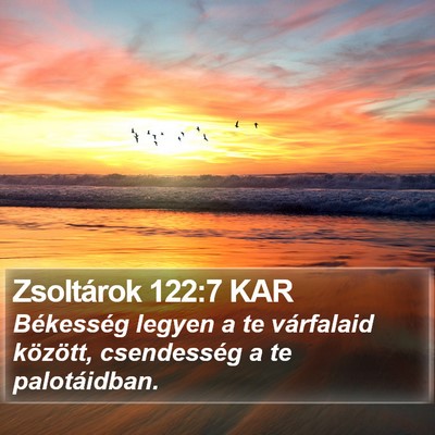 Zsoltárok 122:7 KAR Bible Verse Image
