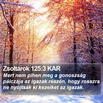 Zsoltárok 125:3 KAR Bible Verse Image