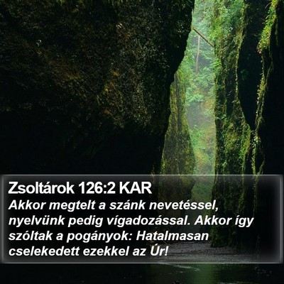 Zsoltárok 126:2 KAR Bible Verse Image