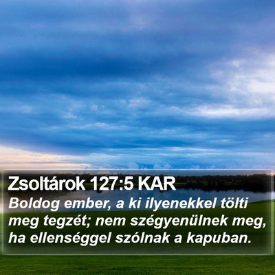 Zsoltárok 127:5 KAR Bible Verse Image