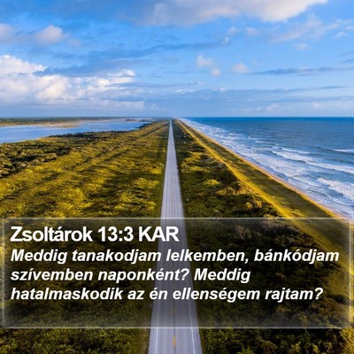Zsoltárok 13:3 KAR Bible Verse Image