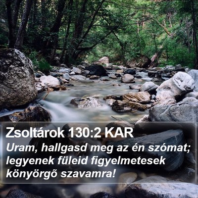 Zsoltárok 130:2 KAR Bible Verse Image