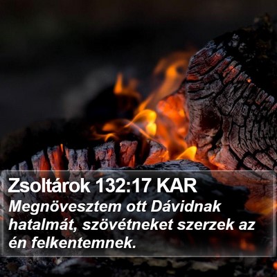 Zsoltárok 132:17 KAR Bible Verse Image