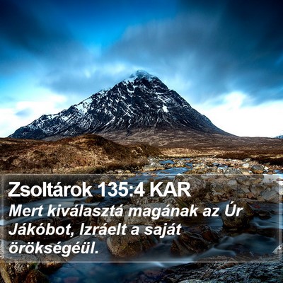 Zsoltárok 135:4 KAR Bible Verse Image