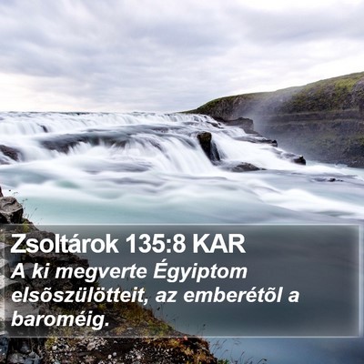 Zsoltárok 135:8 KAR Bible Verse Image