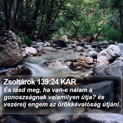 Zsoltárok 139:24 KAR Bible Verse Image