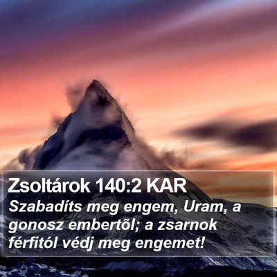 Zsoltárok 140:2 KAR Bible Verse Image