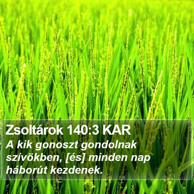 Zsoltárok 140:3 KAR Bible Verse Image