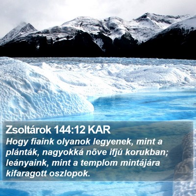 Zsoltárok 144:12 KAR Bible Verse Image