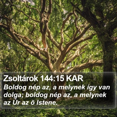 Zsoltárok 144:15 KAR Bible Verse Image