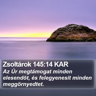 Zsoltárok 145:14 KAR Bible Verse Image