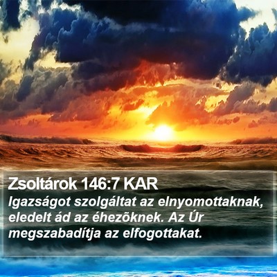 Zsoltárok 146:7 KAR Bible Verse Image